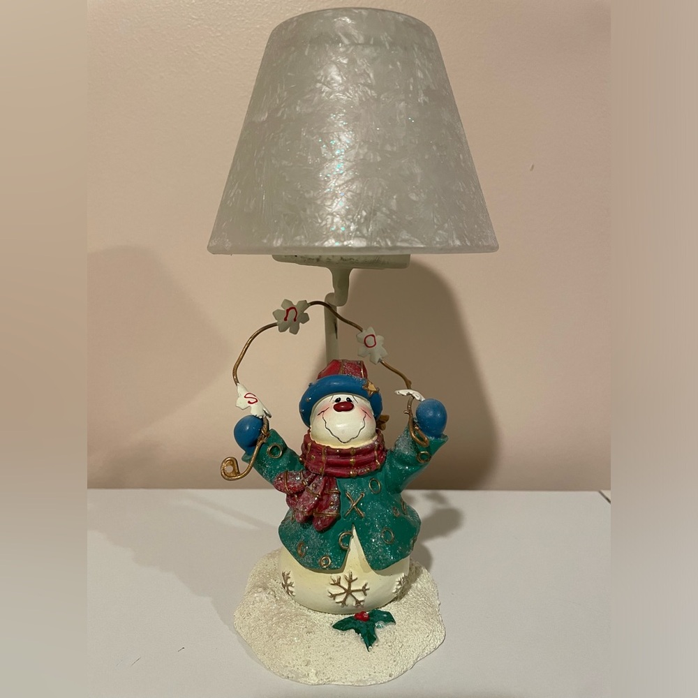 Yankee Candle Tea Light Lamp - Snowman